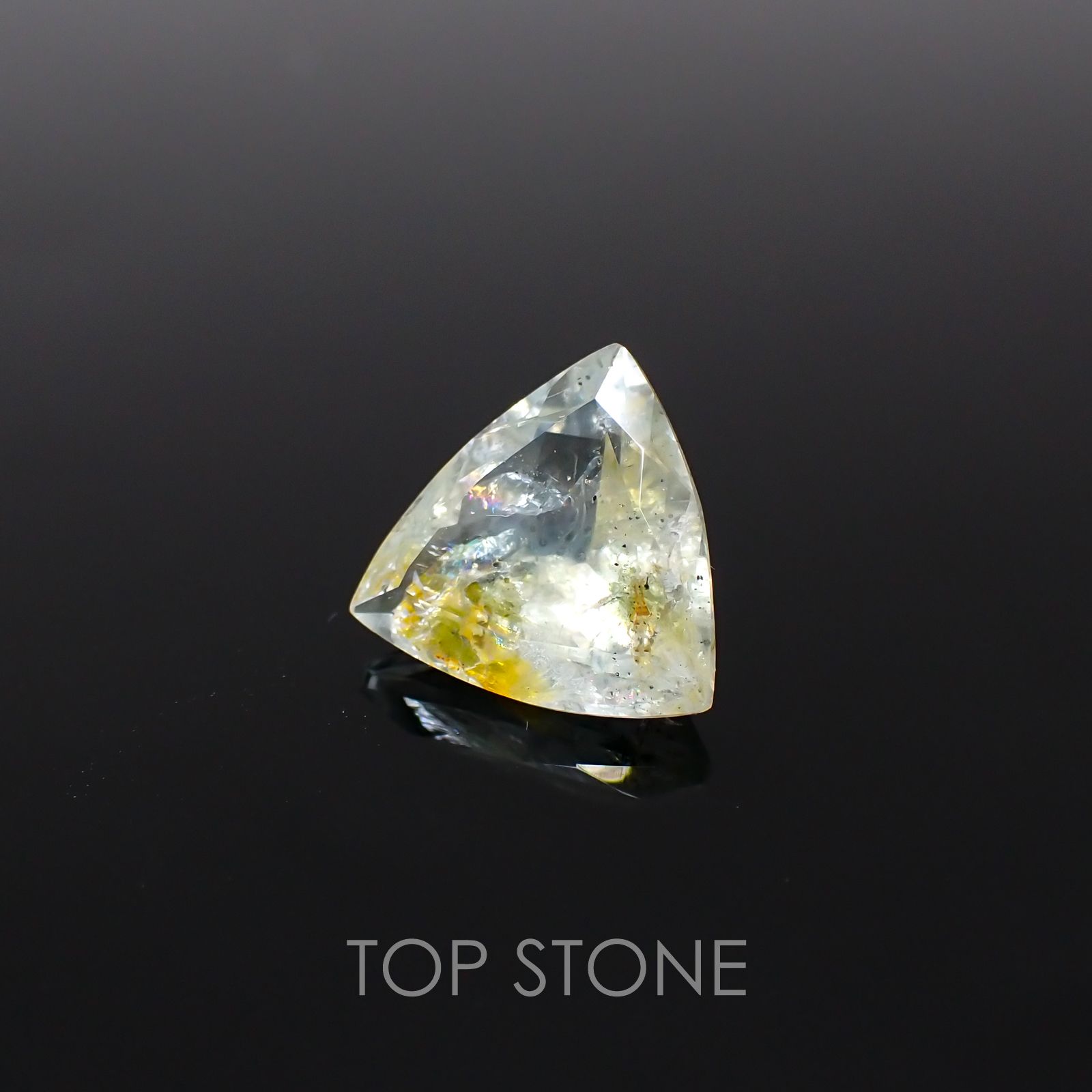 オーロラアクアマリン ブラジル産 ルース 3.02ct[210310184]10.5×11.1mm前後