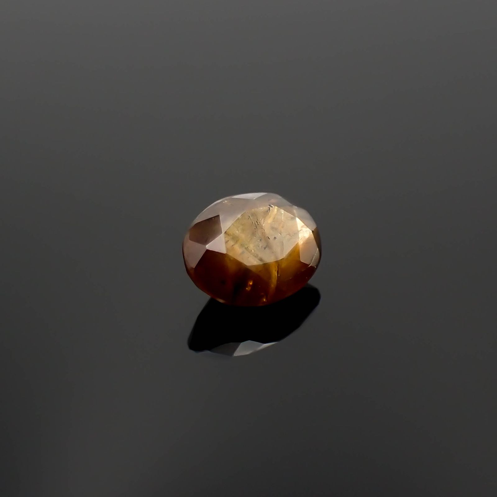 ゴールドシーンサファイア非加熱 ケニア産 1.12ct[230321322]6.7x5.2mm前後