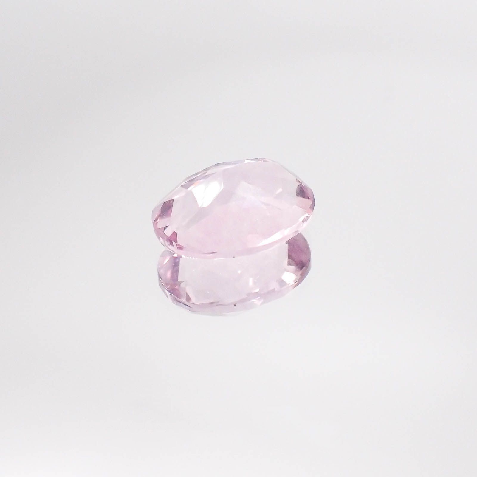ピンクフローライト(宝石名ピンク・フルオライト)ブラジル産 2.95ct 識別済[230522250]10.2x8.1mm前後