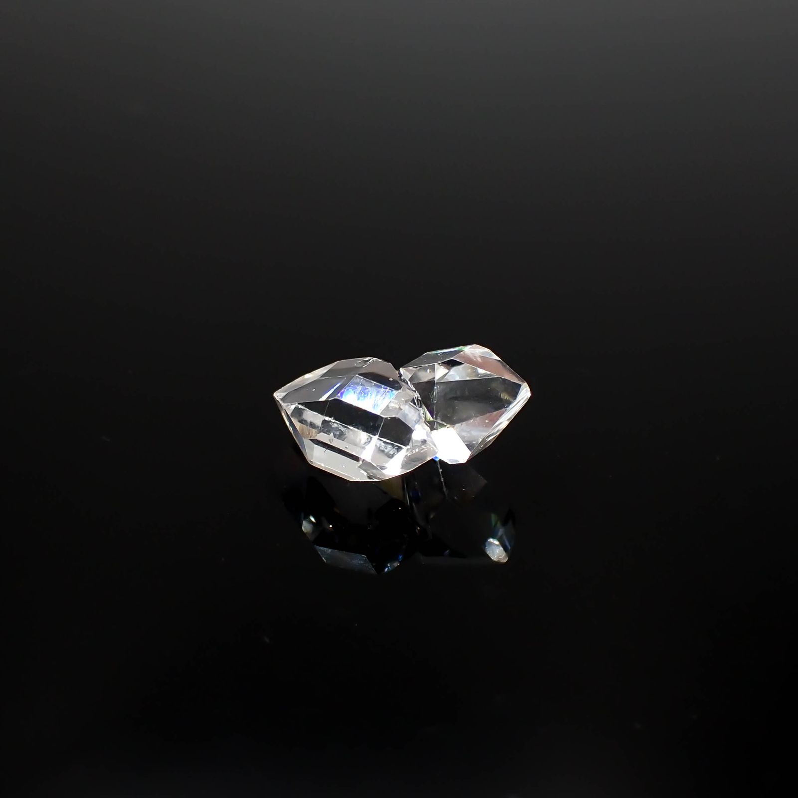 ハーキマーダイヤモンド 原石 アメリカ・ニューヨーク州産 5.45ct[231224856]15.7x10.1mm前後