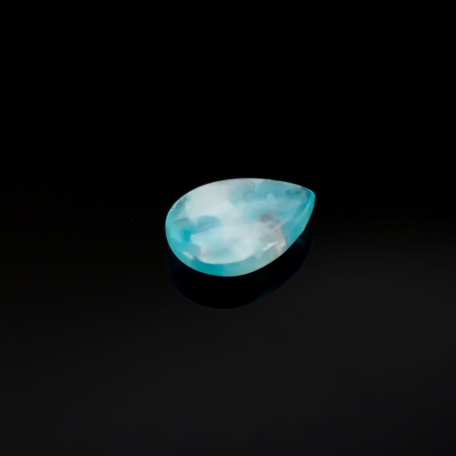 パライバトルマリンインクォーツ ブラジル産 0.51ct[220716914]6.8x5mm前後