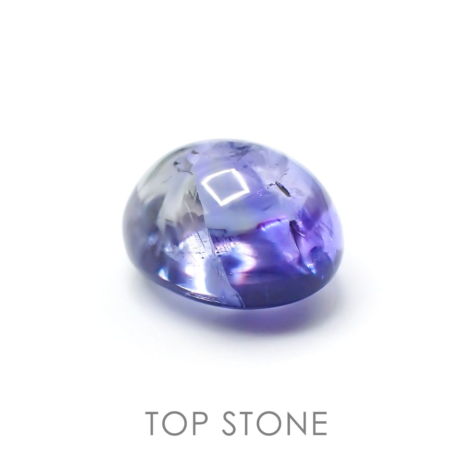 バイカラータンザナイト(ゾイサイト)非加熱 タンザニア産 ルース 5.96ct[21017779]10.9×9mm前後