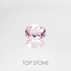 ピンクフローライト(宝石名ピンク・フルオライト) ブラジル産 1.62ct 識別済[20084743]8.1×6.3mm前後