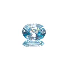 バイカラーブルージルコン カンボジア産 1.79ct [251018646]8x6.1mm前後