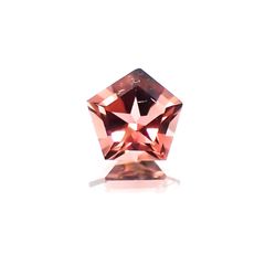 ◇ペンタゴンカット◇ピンクトルマリン SA(宝石名ピンク・トルマリン)ブラジル産 0.43ct 識別済[231124220]5.2x5.2mm前後