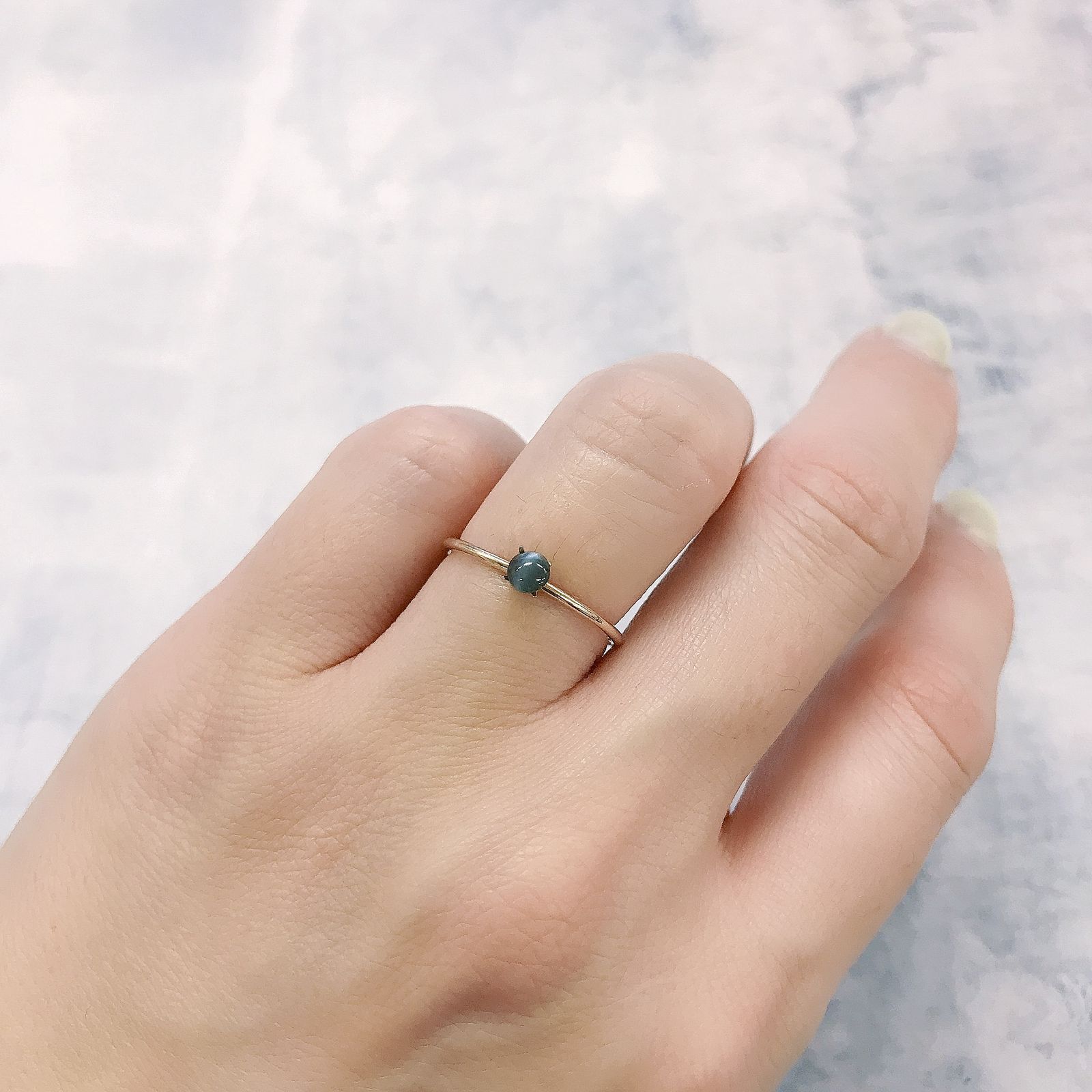 アレキサンドライトキャッツアイ インド産 0.29ct[220114065]3.6x3.4mm前後