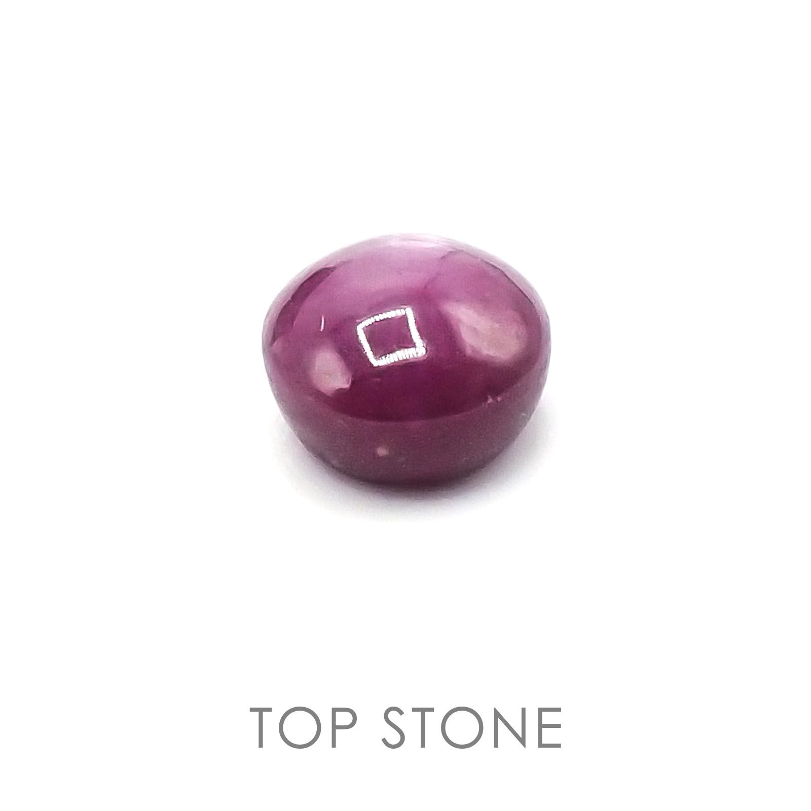 スタールビー インド産 ルース 1.76ct[20084890]6.1×6.1mm前後