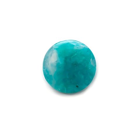 マトリックスアマゾナイト(アマゾナイトインクォーツ/フェルドスパー) ブラジル産 5.95ct[231124157]14x14mm前後