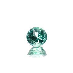 パライバトルマリン(宝石名トルマリン/別名パライバ・トルマリン)ブラジル・パライバ州バターリャ鉱山産 0.293ct ソ付(宝貴協)[240928758]3.97x3.95mm前後