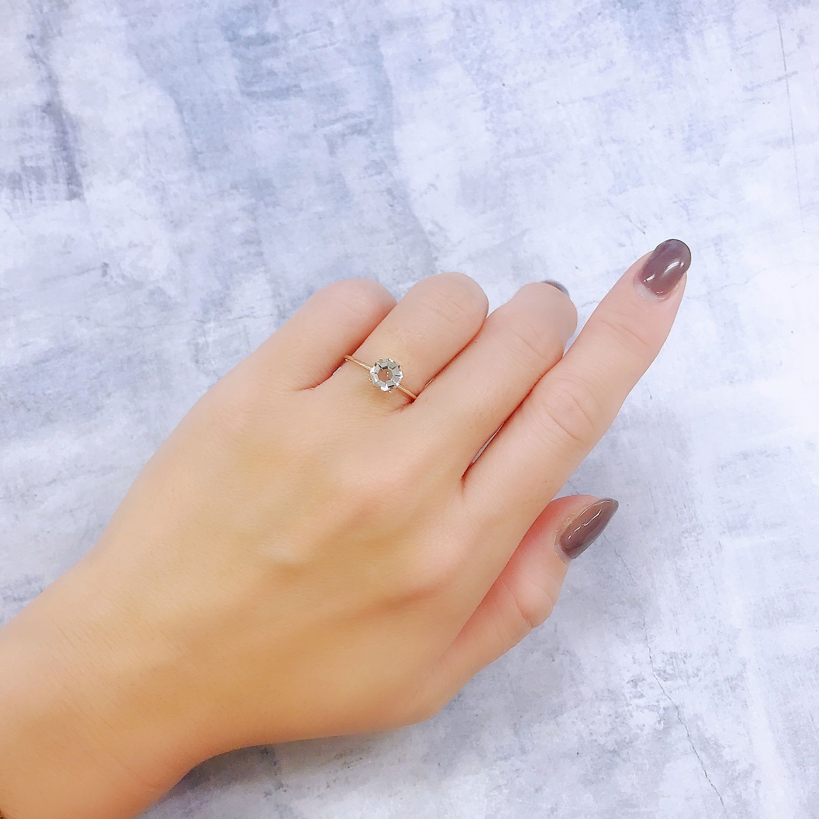 ◇オクタゴンカット◇レムリアンシードクリスタル(保証シール付き) ブラジル産 0.79ct[221018290]6x5.9mm前後