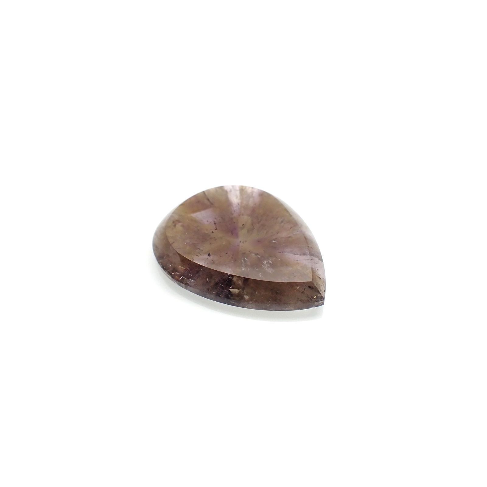 トラピッチェアメトリン 偏光板2枚付き ブラジル・ミナスジェライス州産 12.60ct[20063238]23.6×18.5mm前後