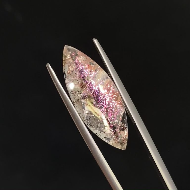 ティンカーベルクォーツ ブラジル産 7.47ct[230923483]25.5x9.6mm前後 