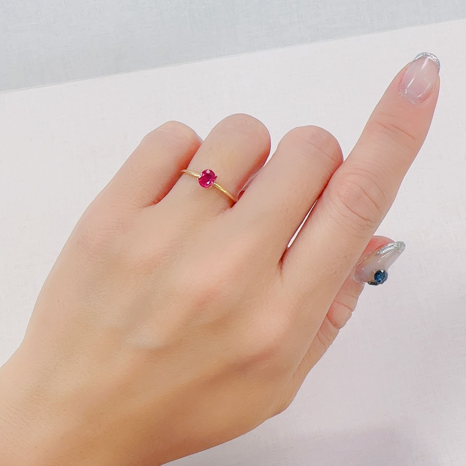 ルビー ビルマ産 0.38ct[230622345]4.8x3.8mm前後