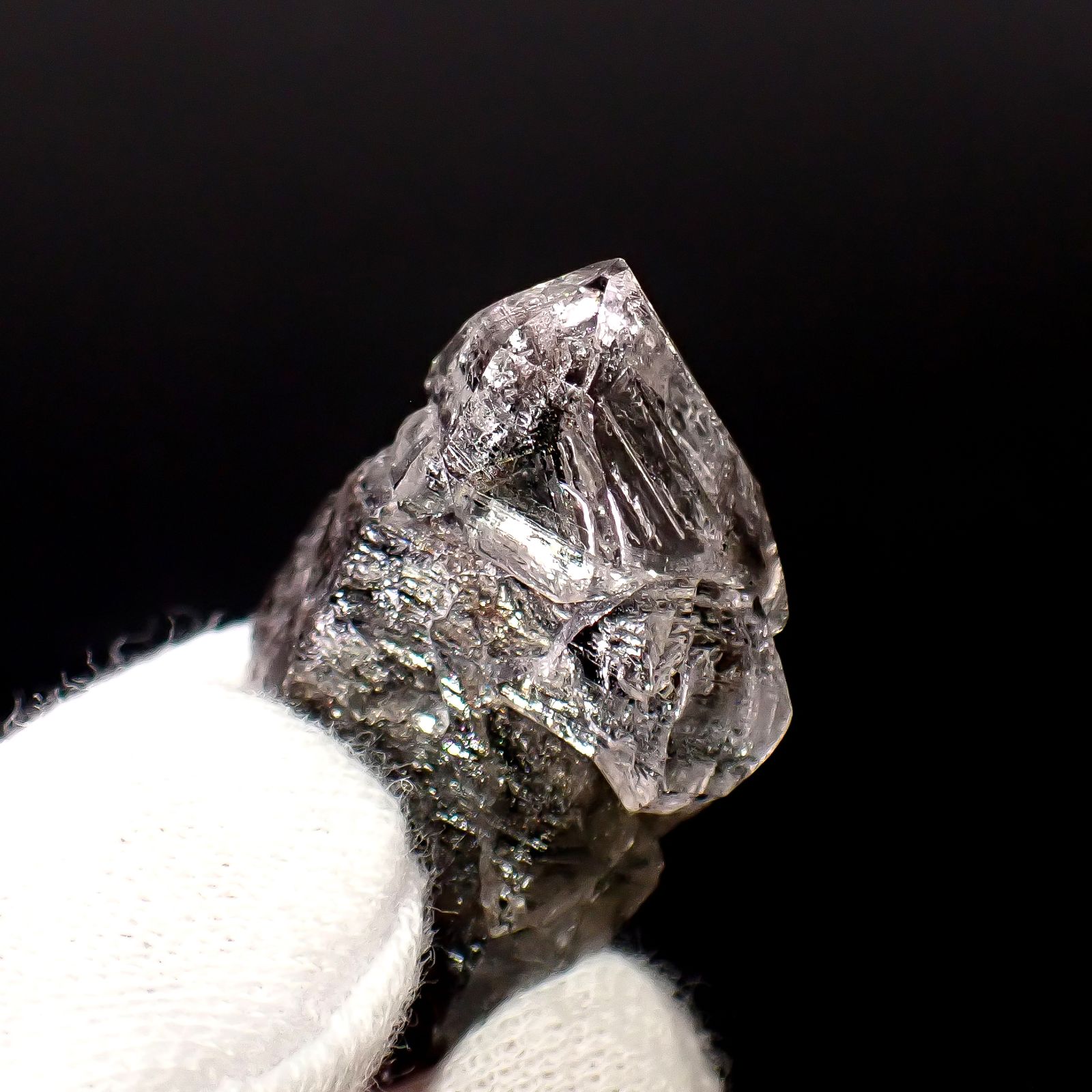 ハーキマーダイヤモンド 原石 アメリカ・ニューヨーク州産 54.11ct / 36.5x24.8mm前後 [260231770]
