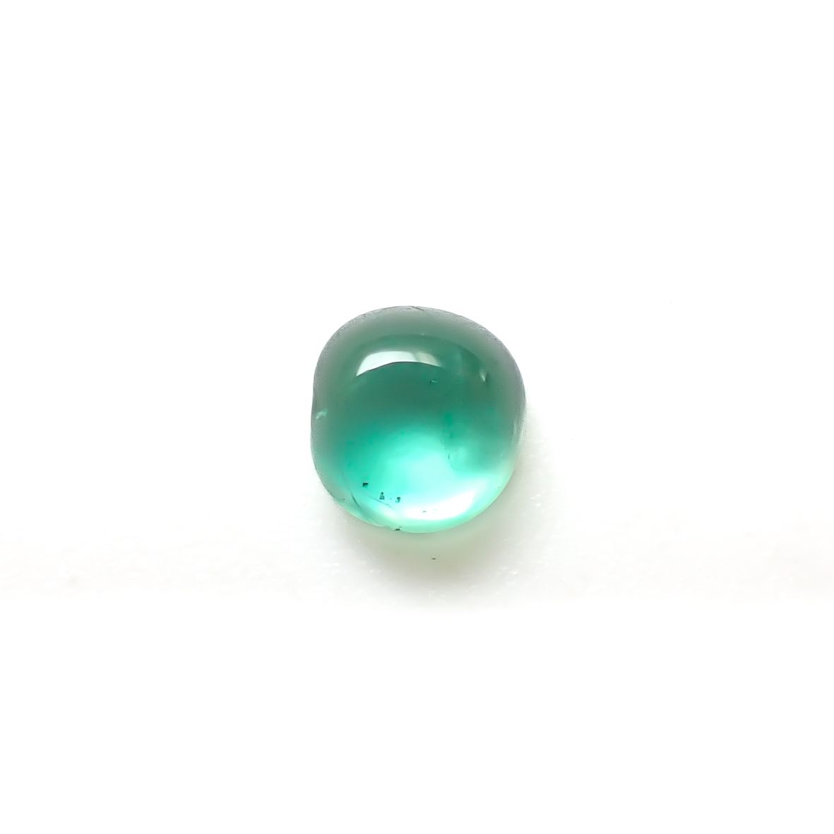 エメラルドキャッツアイ コロンビア産 0.55ct [241229548]4.8x4.5mm前後