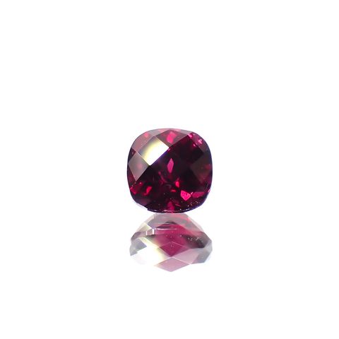 ◇チェッカーカット◇アントヒルガーネット(クロムパイロープガーネット) アメリカ・アリゾナ州産 0.40ct[230722879]4x4mm前後