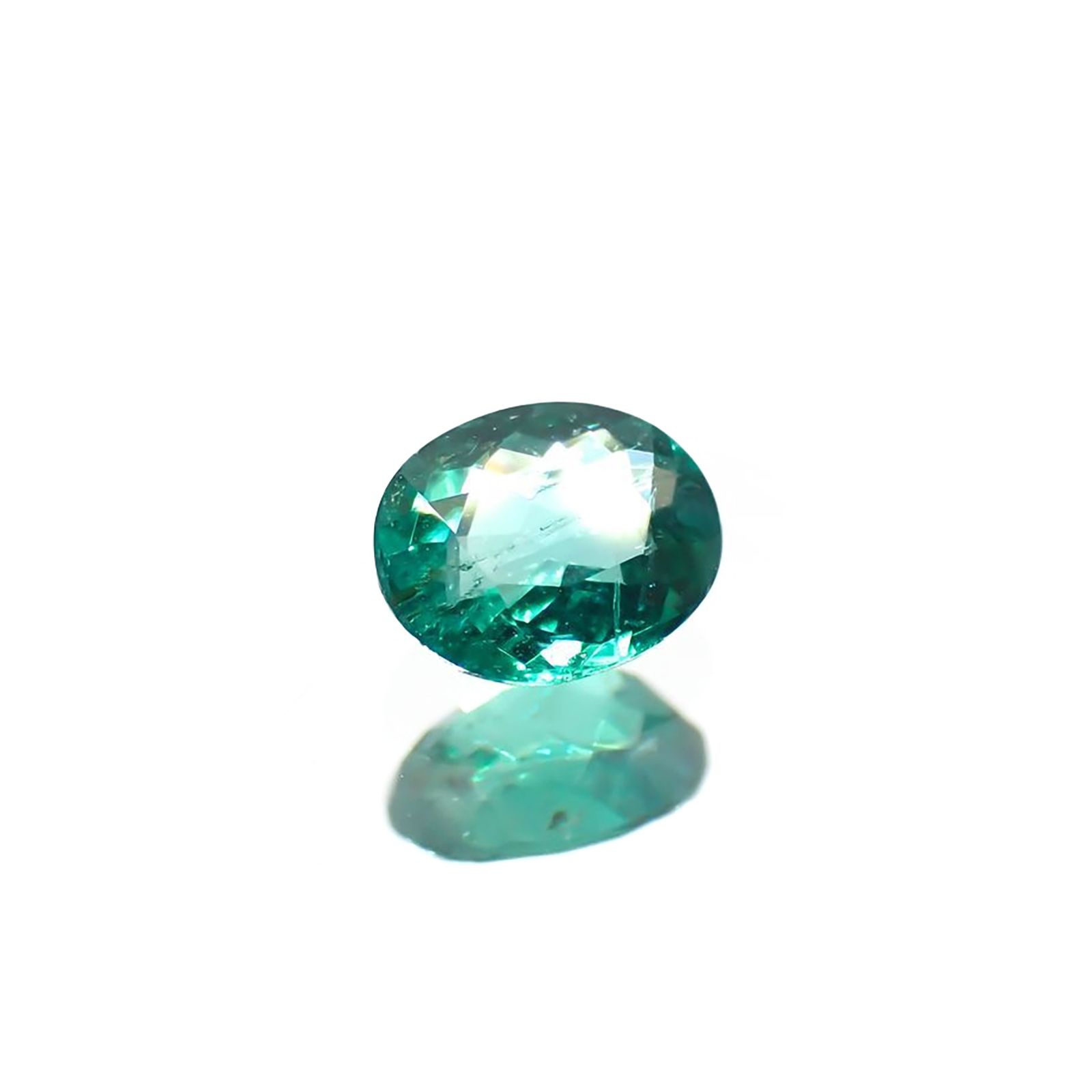 パライバトルマリン(宝石名トルマリン/別名パライバ・トルマリン)ブラジル産 GIA鑑付 0.28ct / 4.64x3.85mm前後 [211113715]