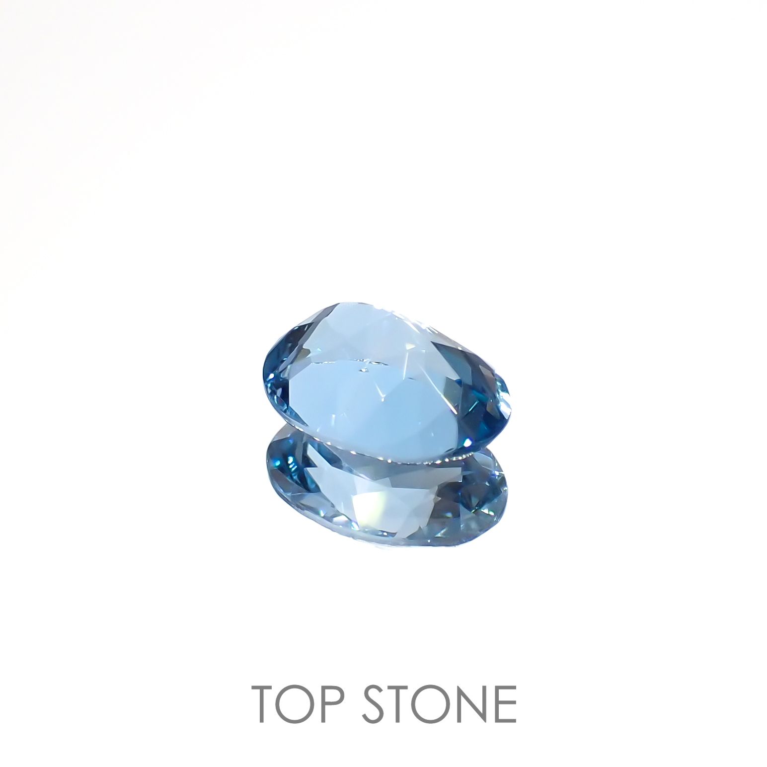 アクアマリン(宝石名アクアマリン)ナイジェリア産 1.08ct 識別済[220817385]8x6.1mm前後