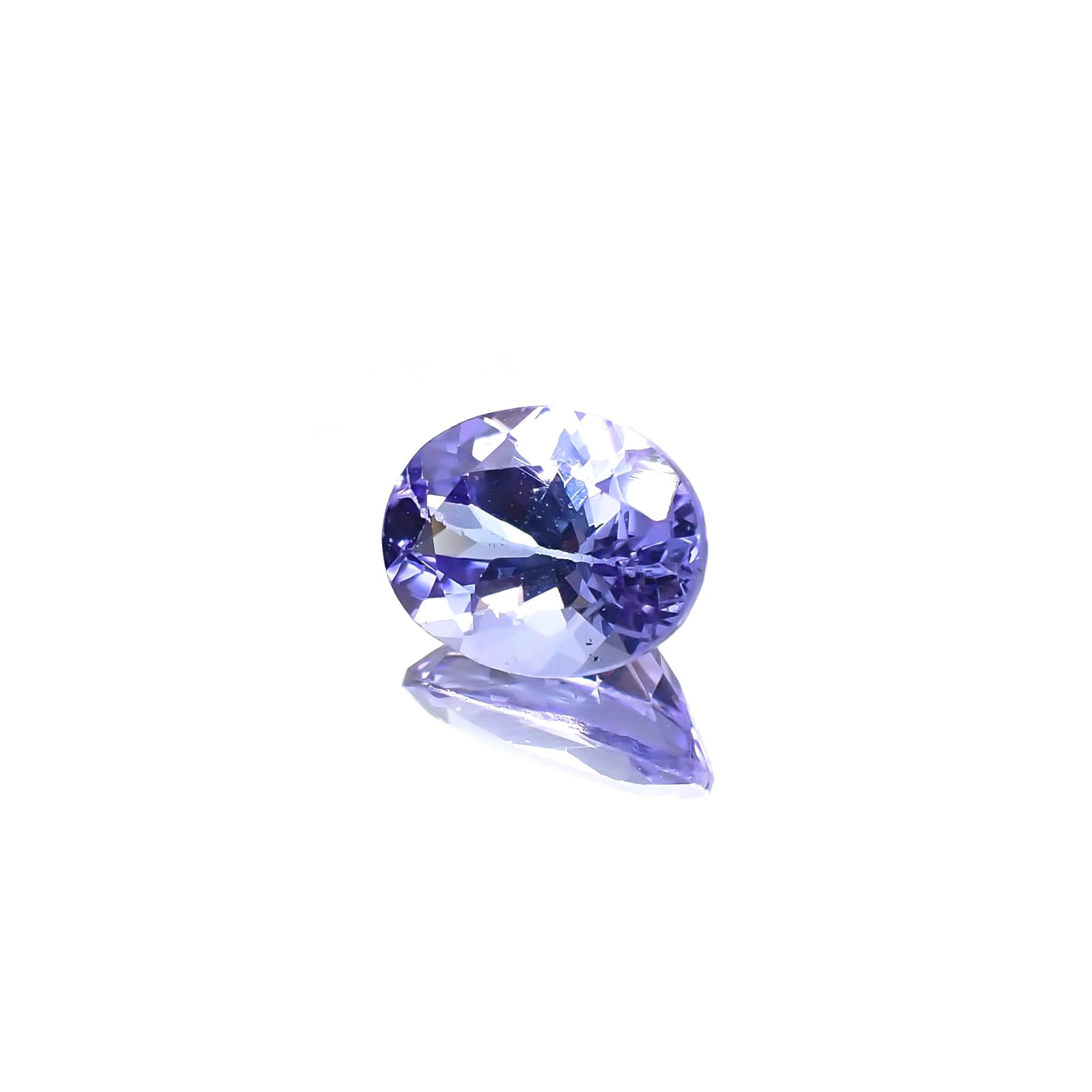 タンザナイト(宝石名タンザナイト) タンザニア産 1.60ct 識別済[210711836]8.5×6.4mm前後