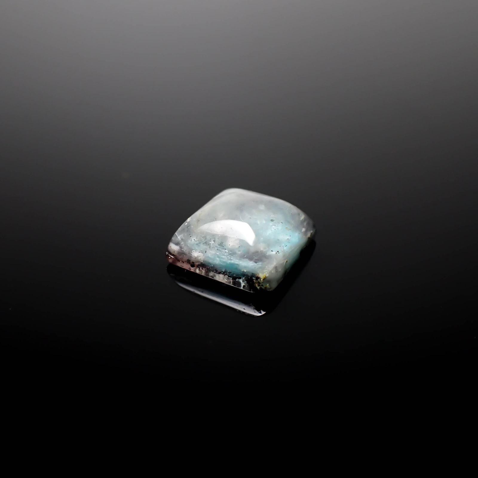 アホイトインクォーツ 南アフリカ・メッシーナ鉱山産 4.57ct [241029316]10x9.8mm前後