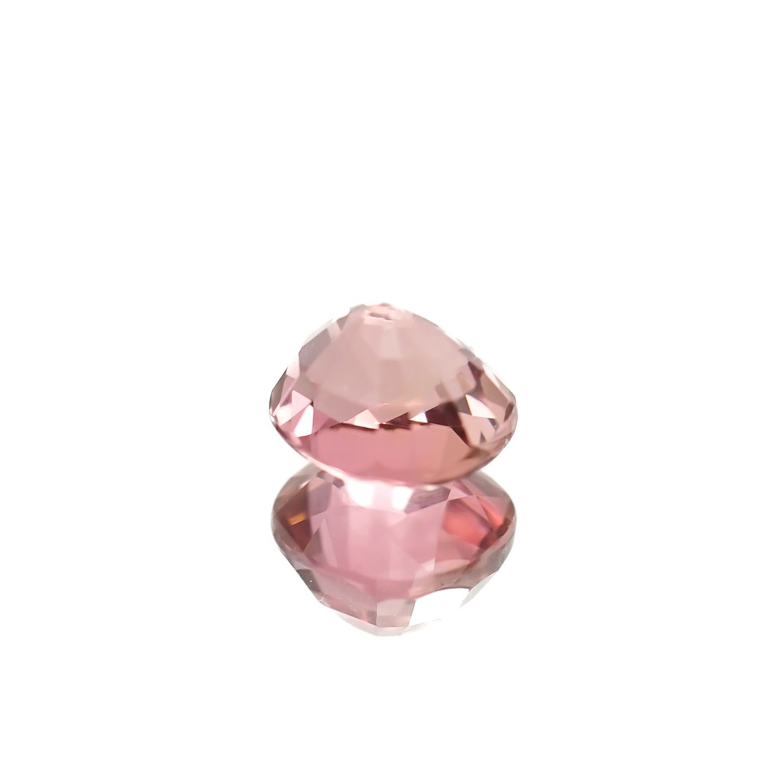 ローズピンクトルマリン(宝石名ピンク・トルマリン)ブラジル/アフリカ産 1.43ct 識別済[230120083]6.8x6.4mm前後