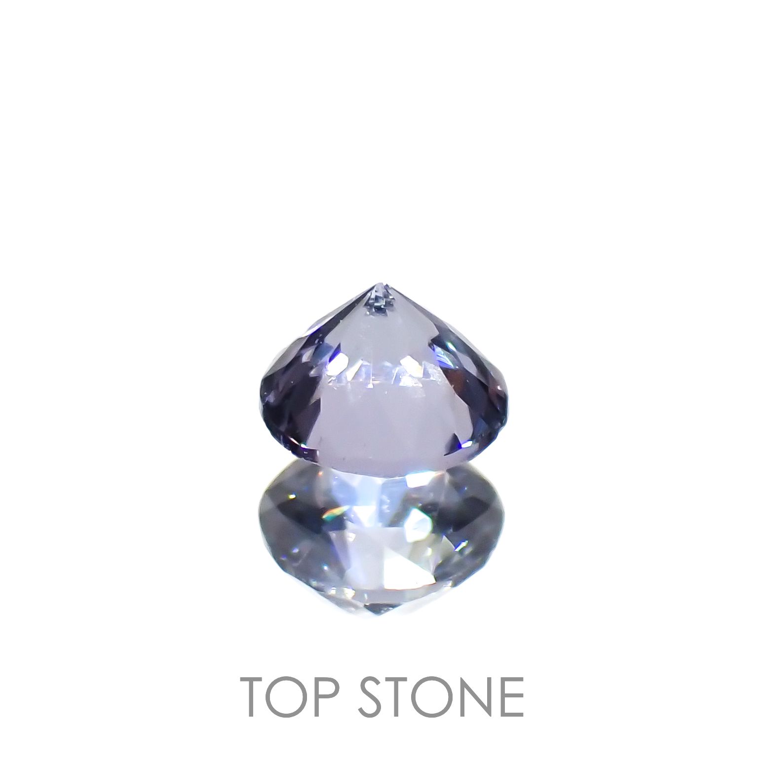グレイッシュブルースピネル(宝石名スピネル)ビルマ/マダガスカル産 0.23ct 識別済[221219509]3.6x3.6mm前後