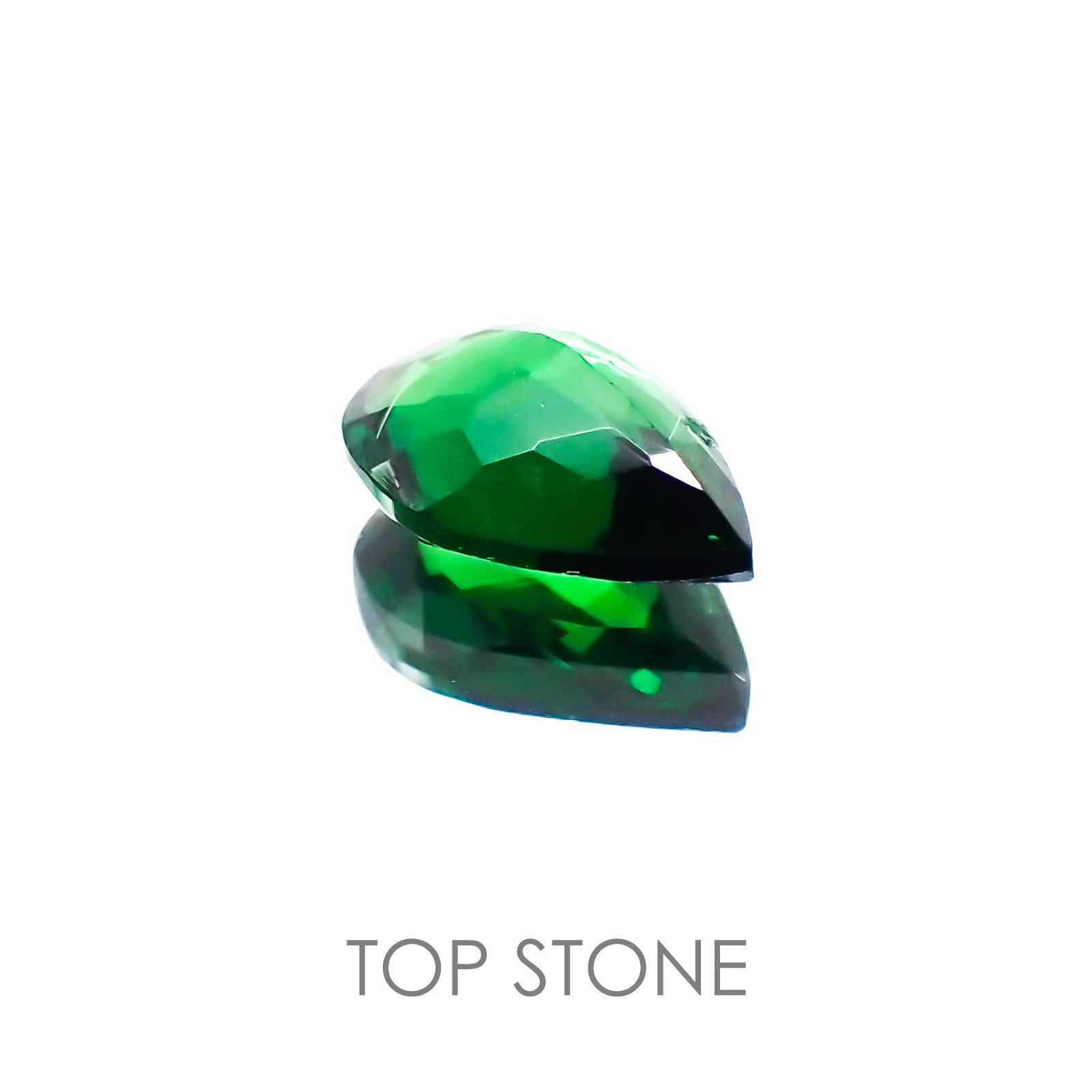ツァボライト(宝石名グリーン グロッシュラー・ガーネット) タンザニア産 0.62ct 識別済[20128341]6.9×4.8mm前後