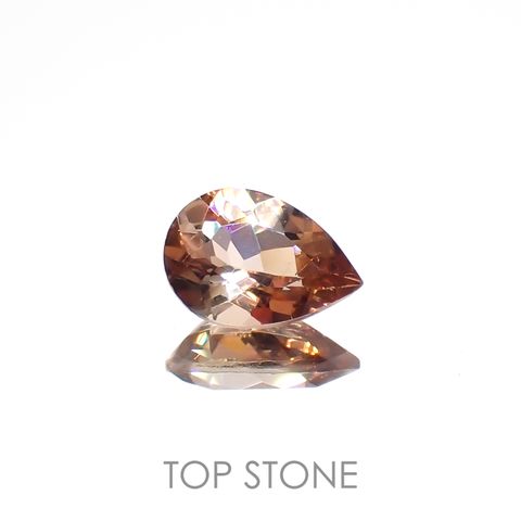 バイカラーアンダリュサイト(宝石名アンダリュサイト)スリランカ/マダガスカル産 0.64ct 識別済[230320835]7.1x4.9mm前後