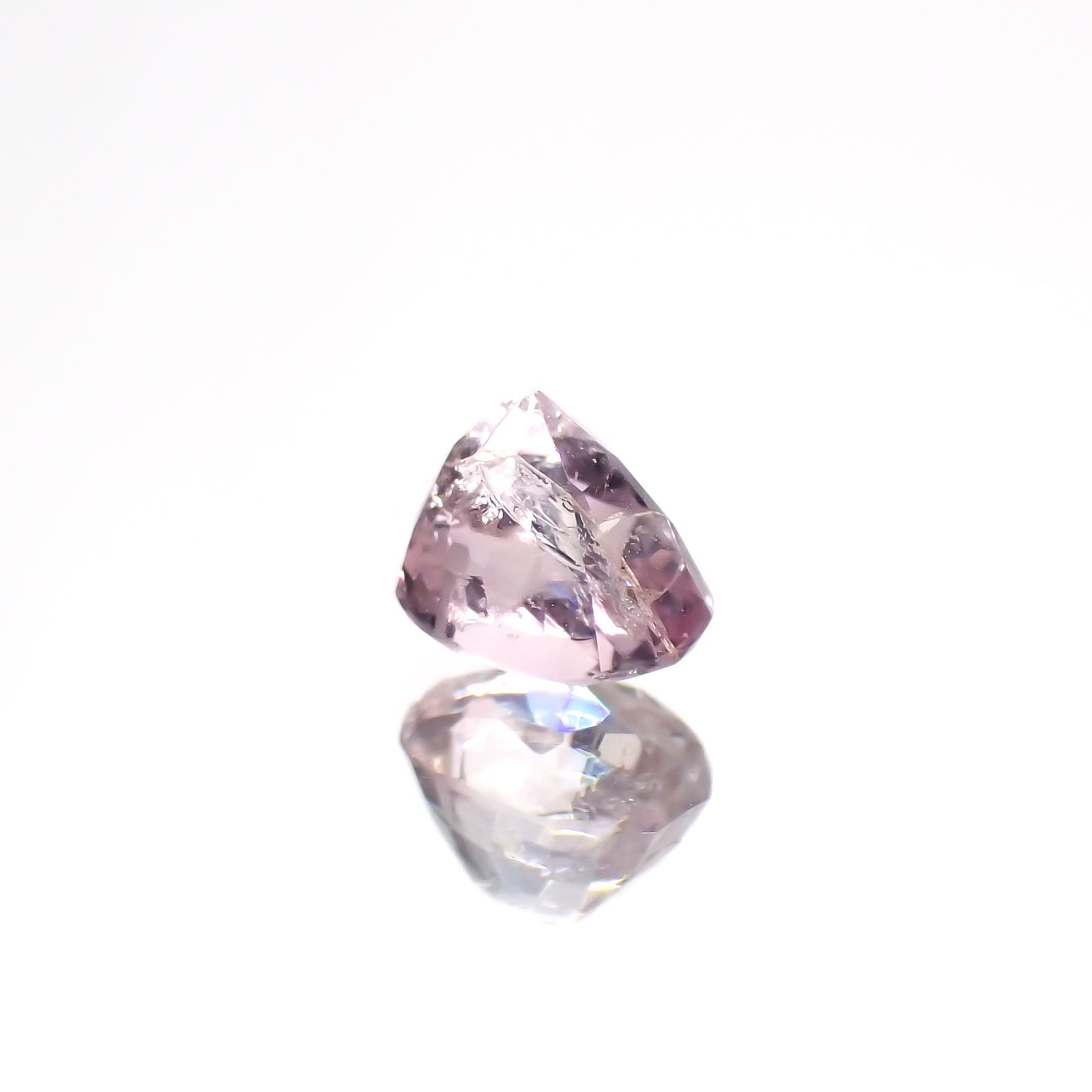 ピンクポードレッタイト (宝石名ポードレッタイト )ビルマ産 0.306ct ソ付(彩珠)[231023921]4.6x3.5mm前後