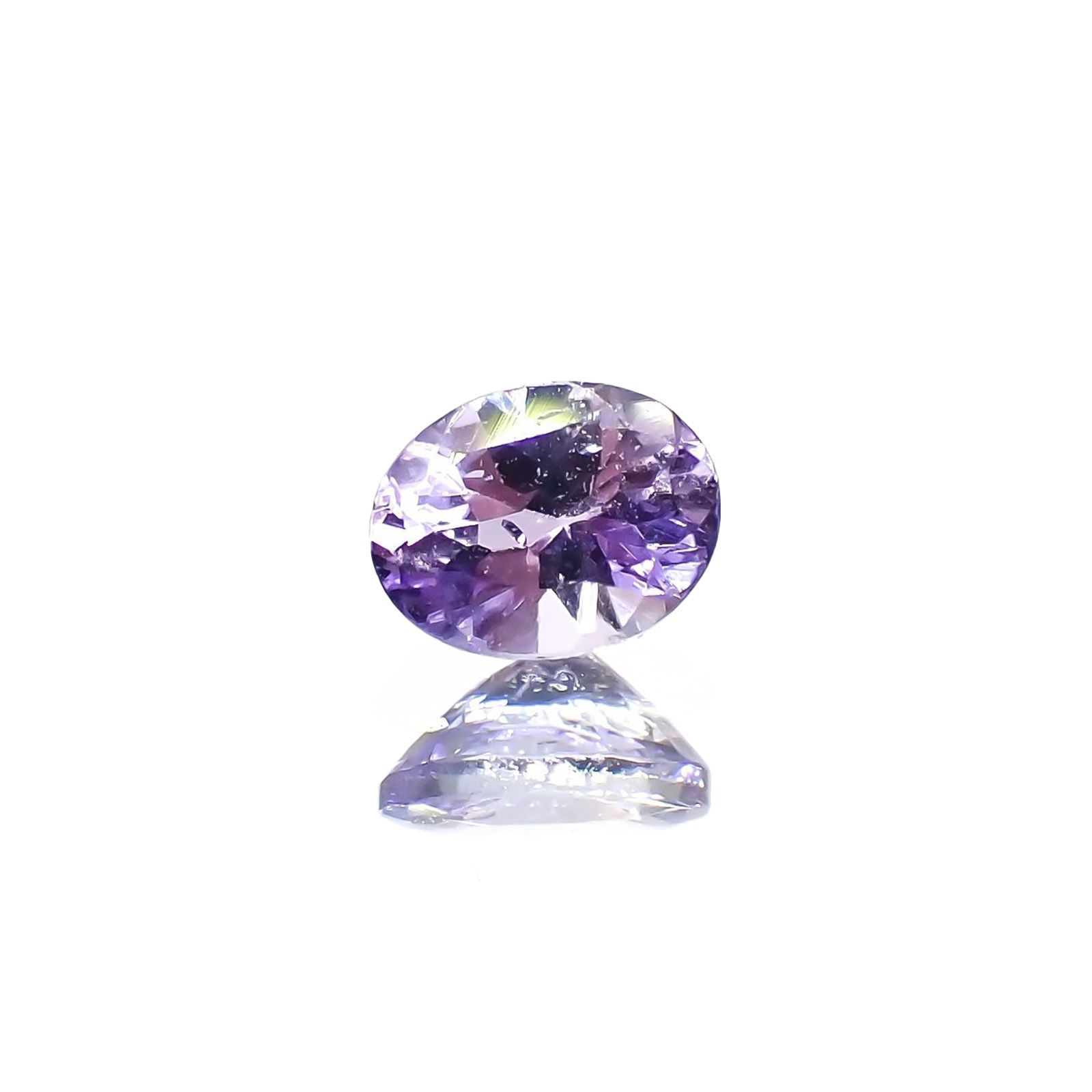 バイオレットゾイサイト(宝石名バイオレット・ゾイサイト)タンザニア産 識別済 0.36ct / 4.9x3.8mm前後 [220114946]