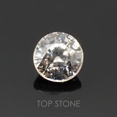 カラーレスジルコン スリランカ,カンボジア産 ルース 1.89ct[20118077]6.6×6.6mm前後