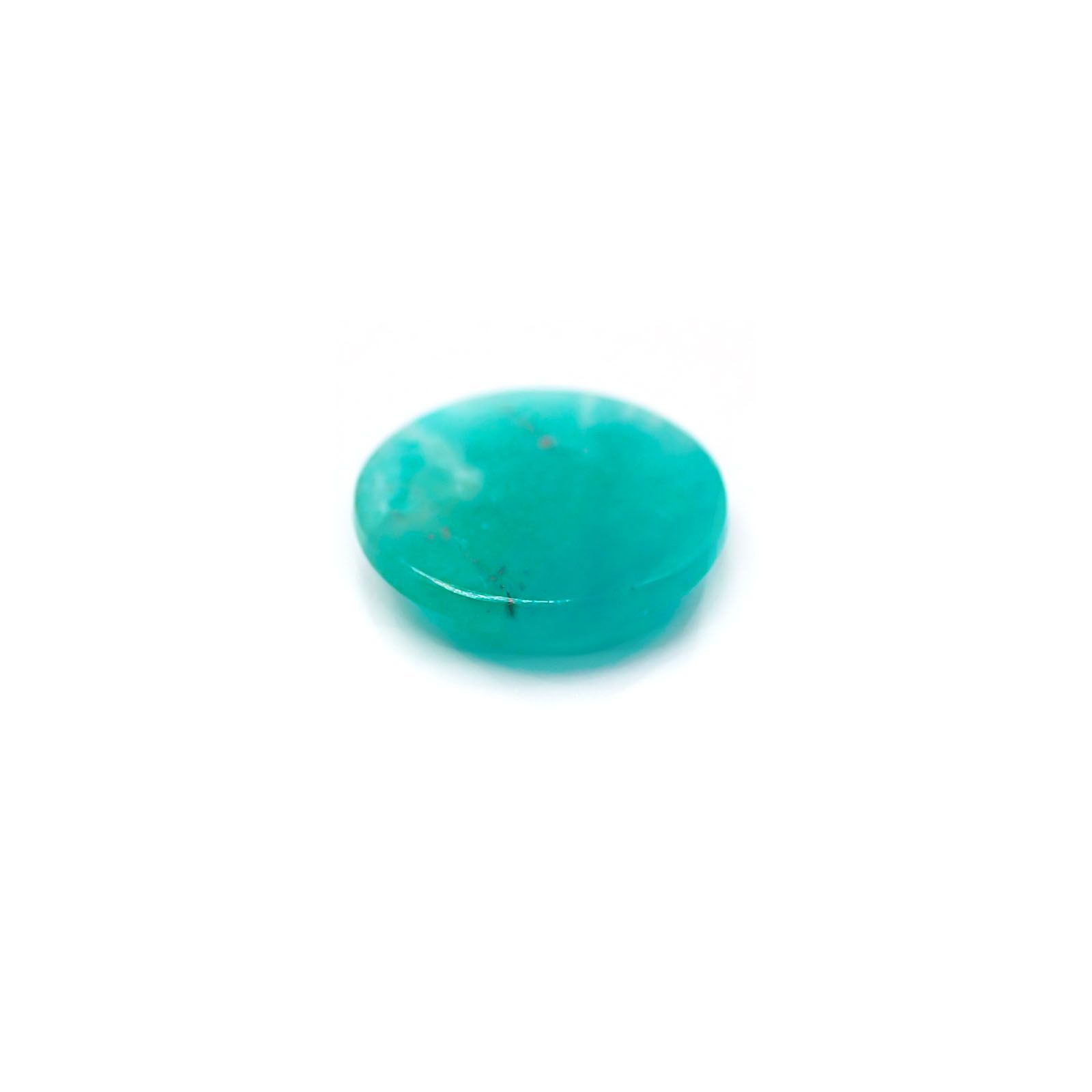 マトリックスアマゾナイト(アマゾナイトインクォーツ/フェルドスパー) ブラジル産 2.57ct[231024004]11.2x11.2mm前後