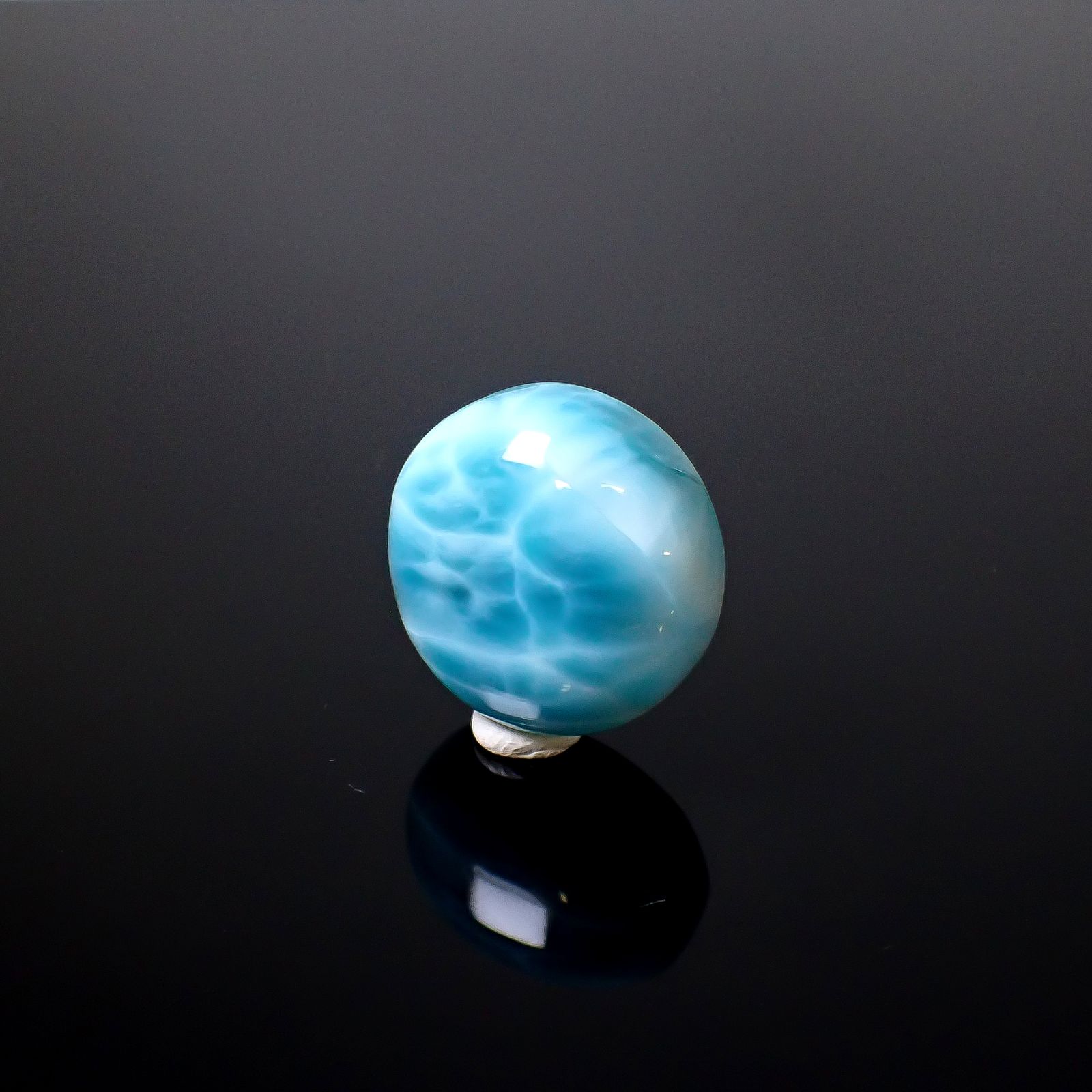 ラリマー ドミニカ共和国産 51.05ct [250630542]23.4x23.3mm前後