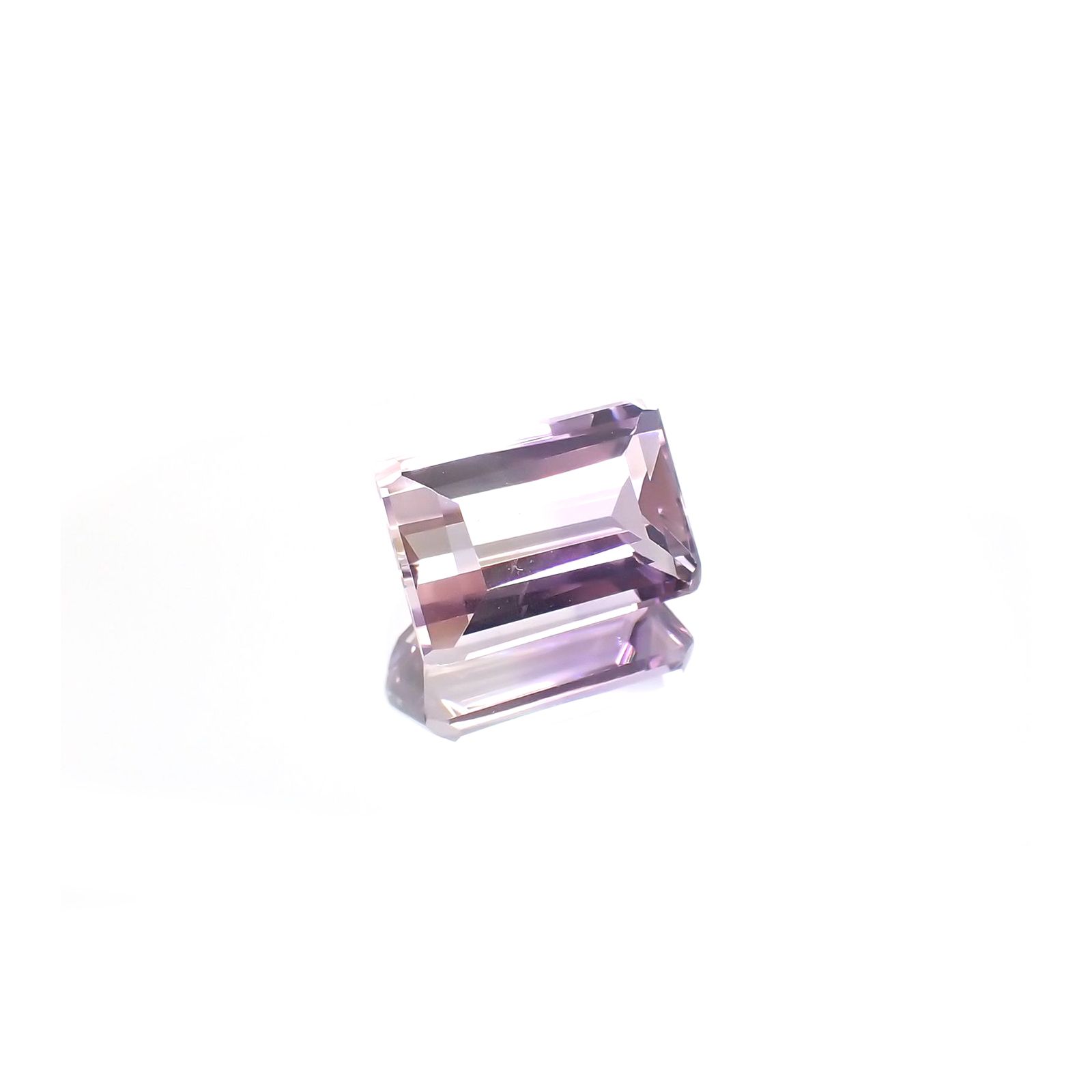 アワーグラスアメジスト(宝石名バイカラー・クォーツ) モロッコ産 2.90ct 識別済[210912325]10×7mm前後