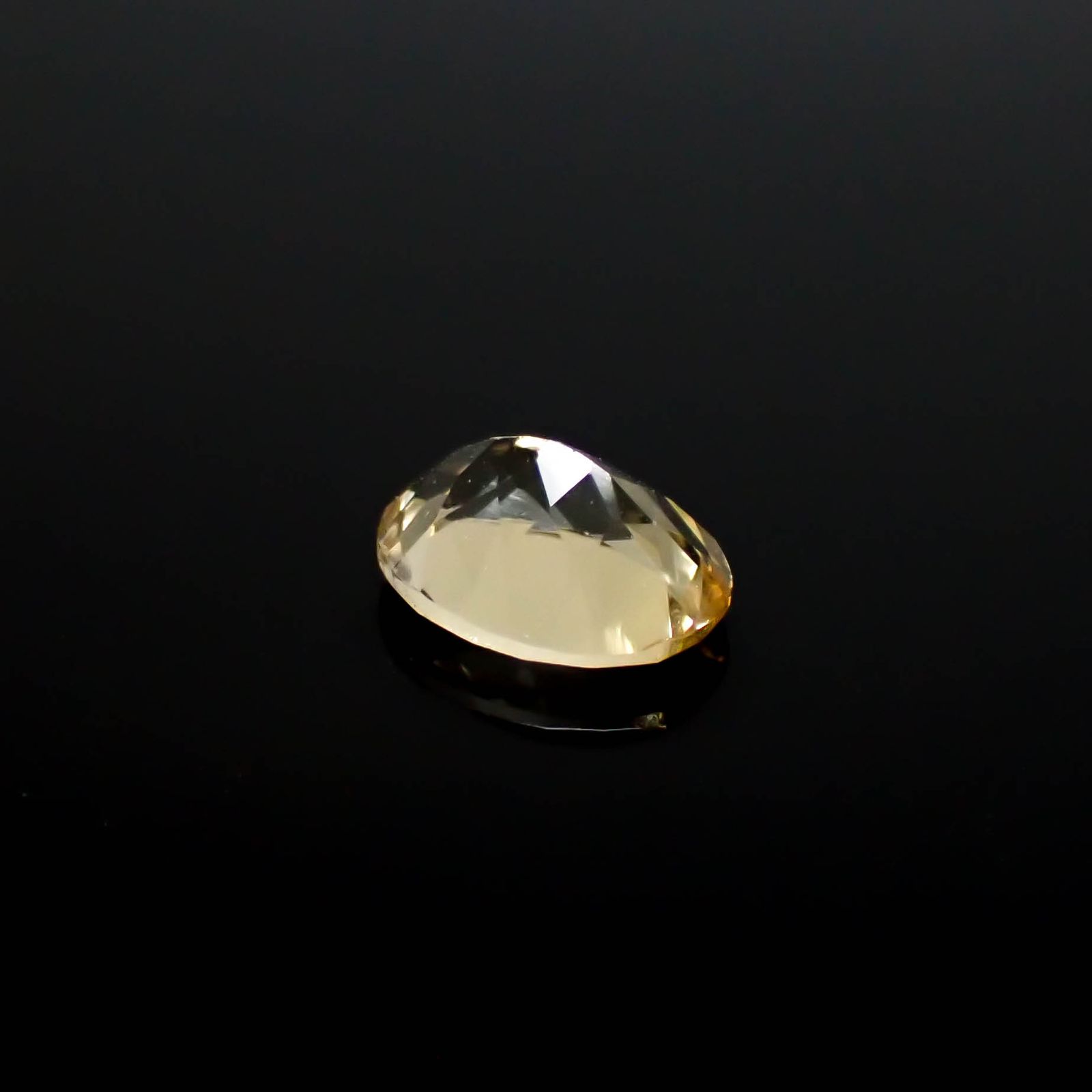イエローベリル(宝石名イエロー・ベリル)ブラジル産 1.16ct 識別済[250329989]8x6.1mm前後