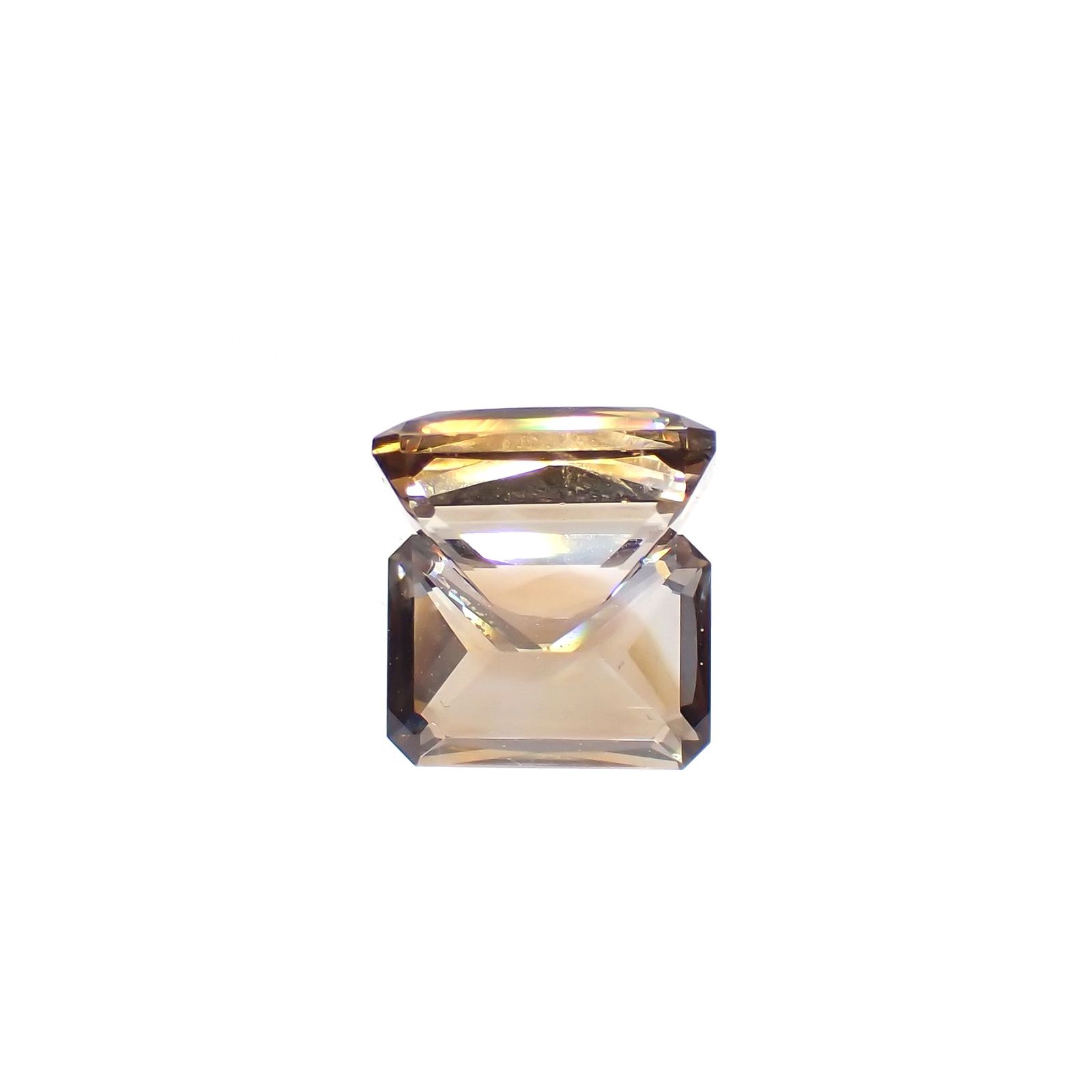 バイカラートパーズ ブラジル・ミナスジェライス州産 2.27ct / 8.3x6mm前後 [221018560]