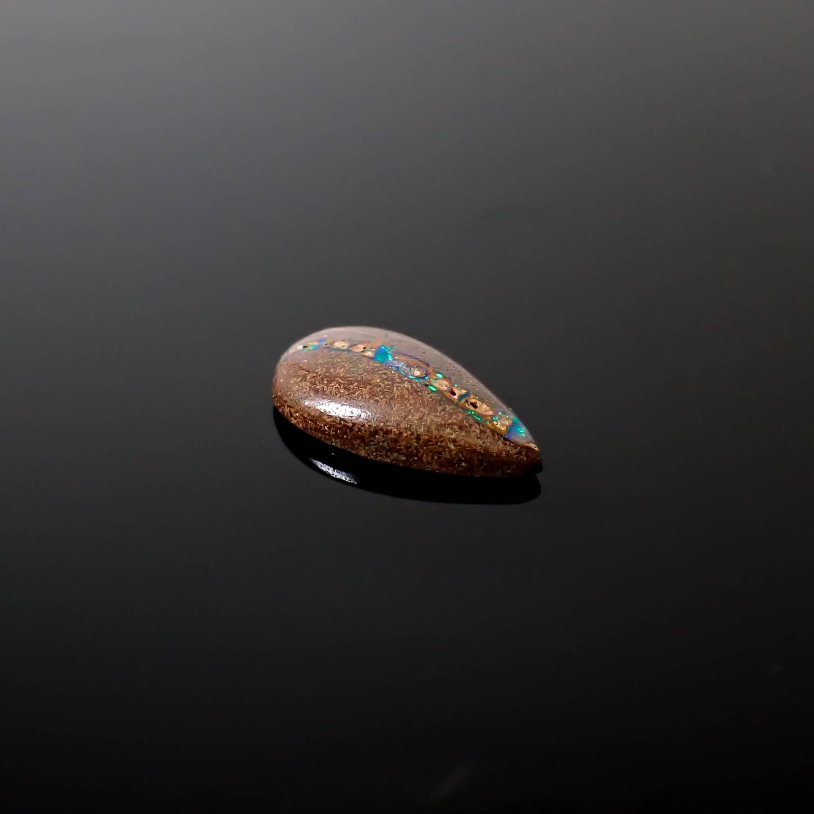 ボルダーオパール オーストラリア産 1.22ct [250330118]11.8x6.5mm前後