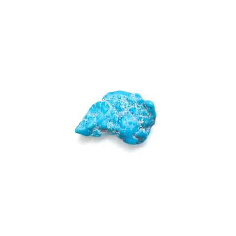 ターコイズ 原石 アメリカ・アリゾナ州キングマン産 10.32ct[240226371]18.2x13.3mm前後