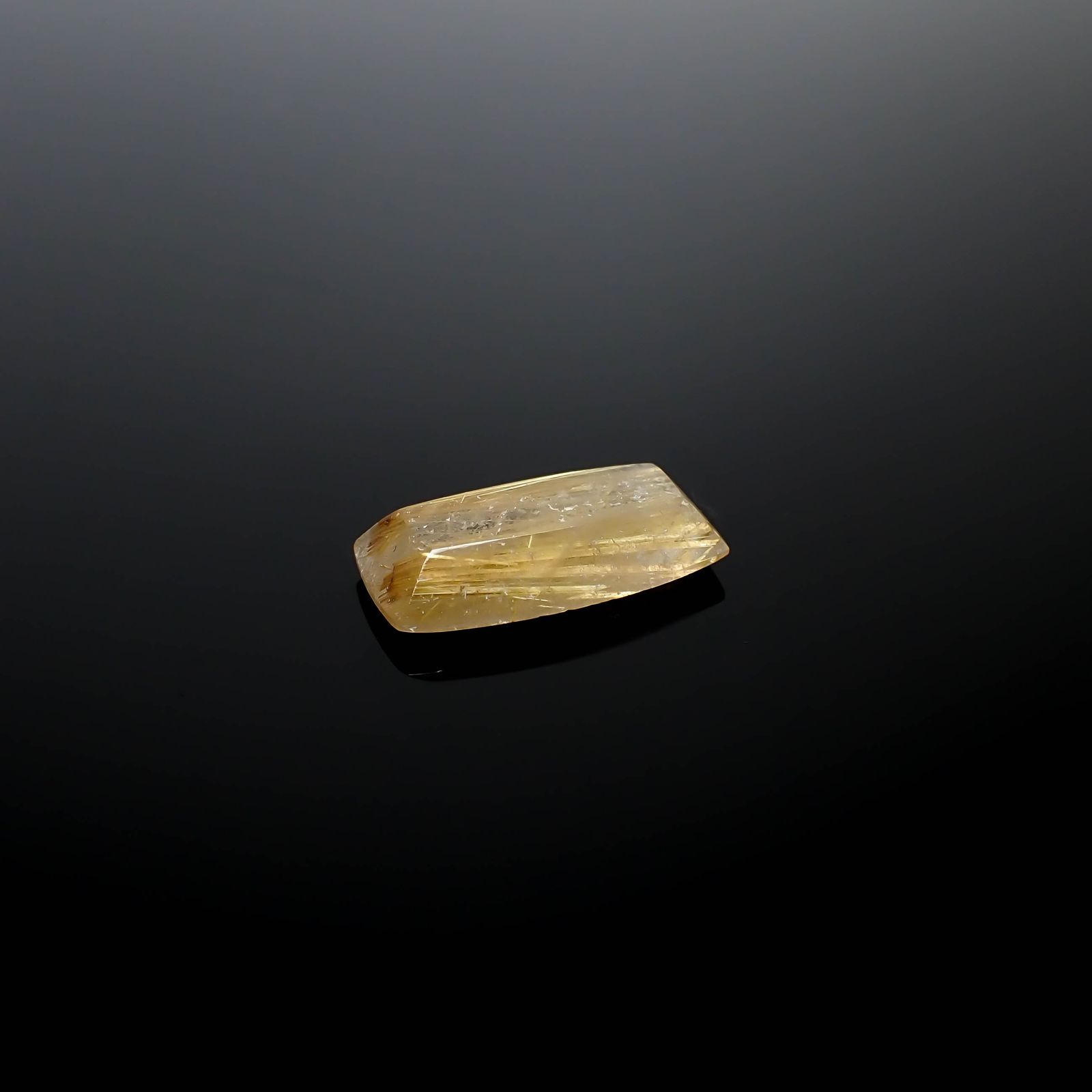 タイチンルチルクオーツ ブラジル産 5.45ct[240427324]17.5x9.2mm前後