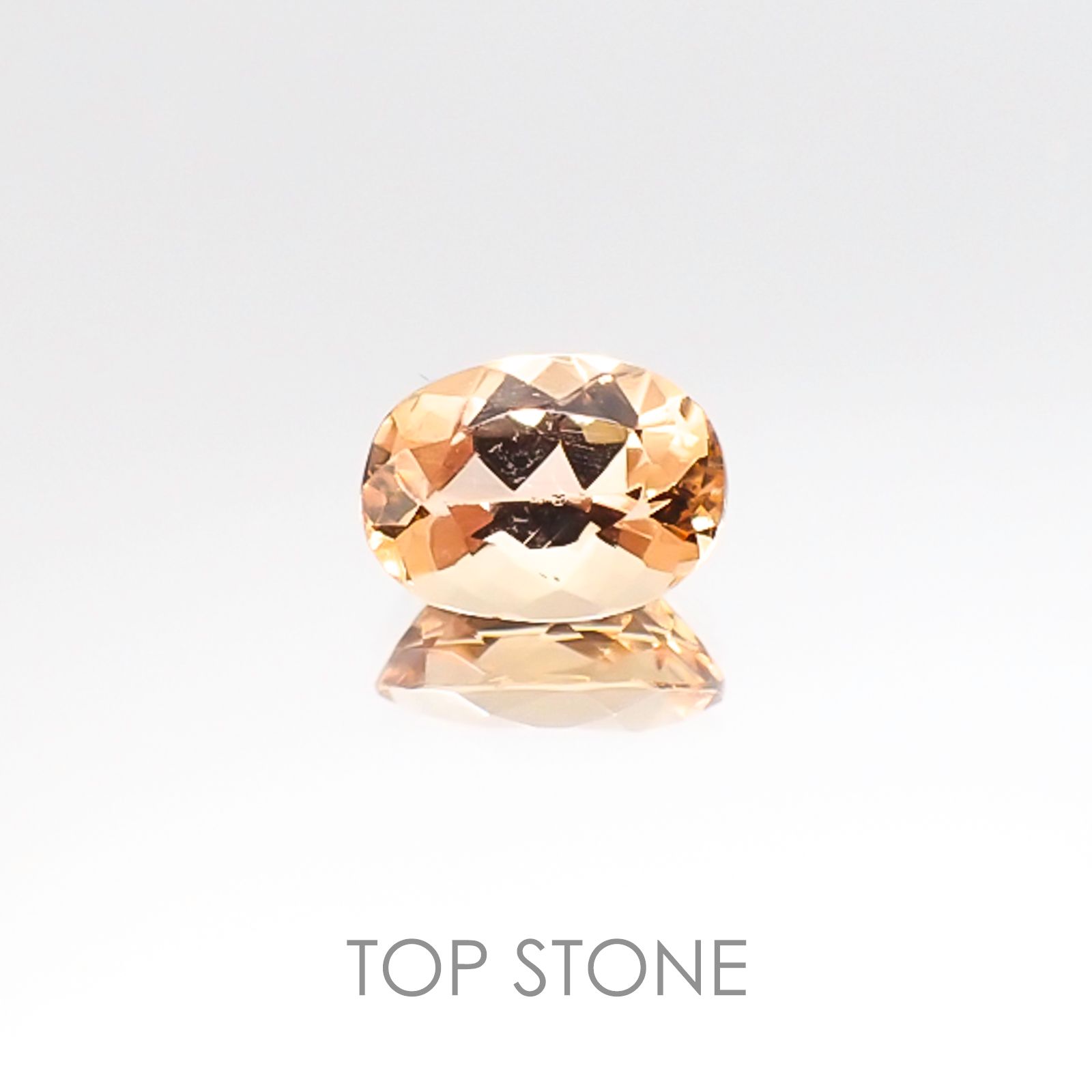 インペリアルトパーズ ブラジル産 ルース 1.09ct[20106515]7.2×5.4mm前後