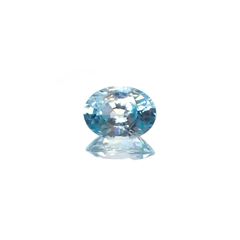 バイカラーブルージルコン カンボジア産 1.65ct[221018645]7.8x5.9mm前後