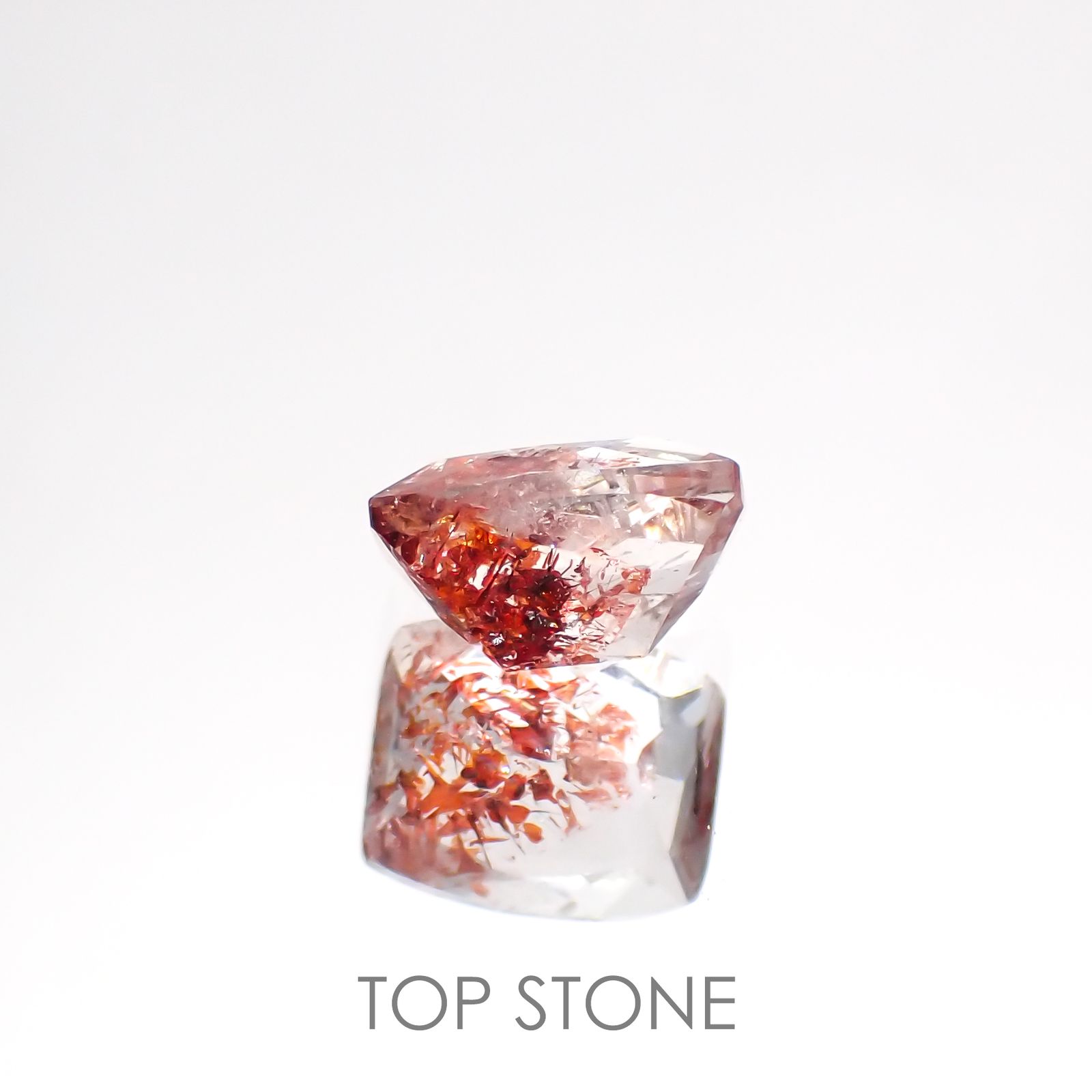 ファイヤークォーツ ナイジェリア産 1.46ct[220114749]7.7x6.3mm前後