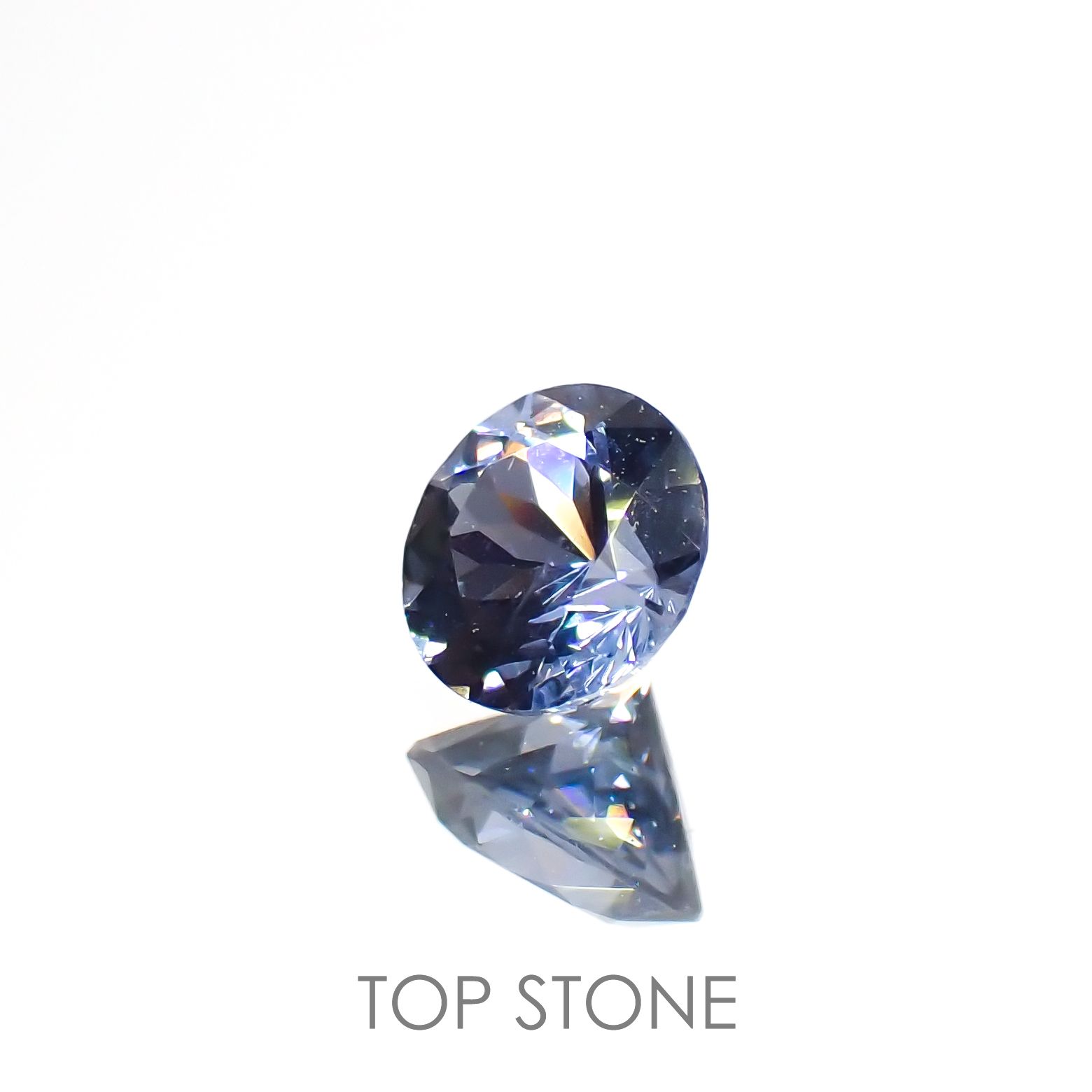 グレイッシュブルースピネル(宝石名スピネル)ビルマ/マダガスカル産 0.28ct 識別済[220817443]4x4mm前後