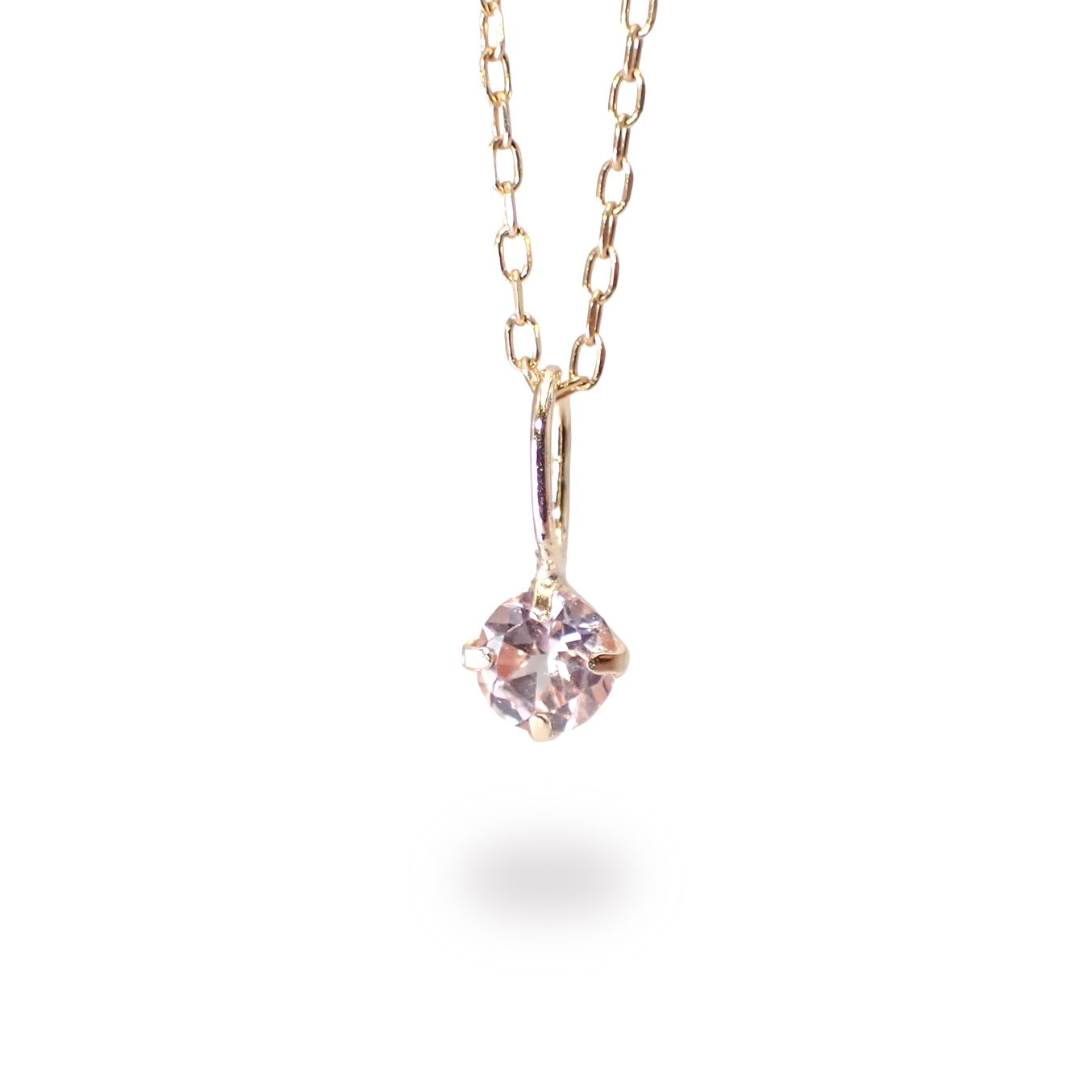 ◇K18 Petitデザイン限定品◇一粒石ジュエリー | ドラゴンガーネット 3mm [チャーム/ペンダントトップ※チェーン別売り]
