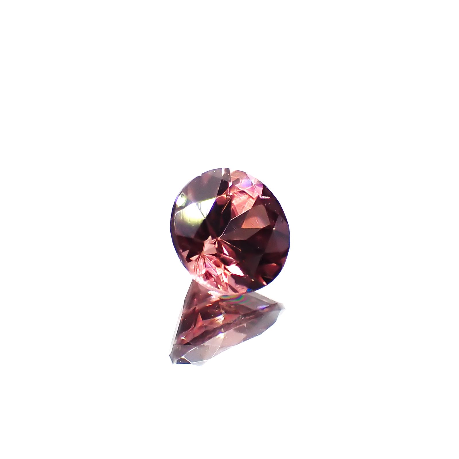 ピンクジルコン スリランカ/カンボジア産 0.98ct[240928805]5.5x5.4mm前後