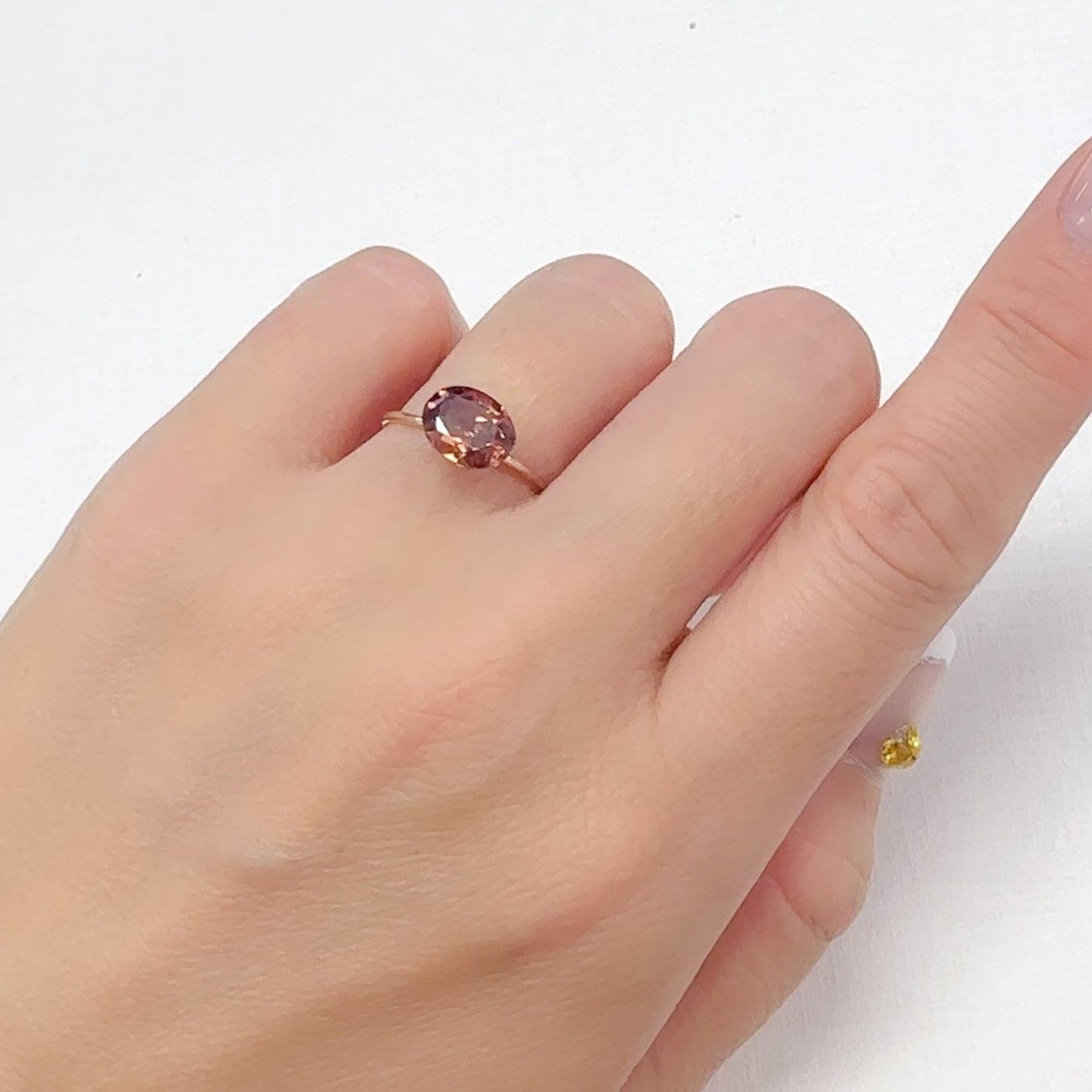 オレンジジルコン スリランカ/カンボジア産 2.58ct[240728500]9x7mm前後