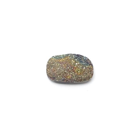 ◇フリーフォーム◇レインボーパイライト 原石 ロシア産 21.99ct[240527473]24.3x15.5mm前後