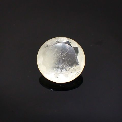 サルファーインクォーツ ブラジル産 12.55ct[231124313]16.8x16.7mm前後