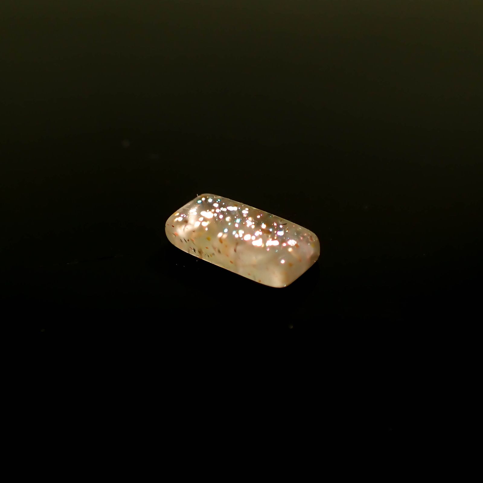 レインボーラティスサンストーン オーストラリア産 1.80ct[231225237]10.9x5.3mm前後