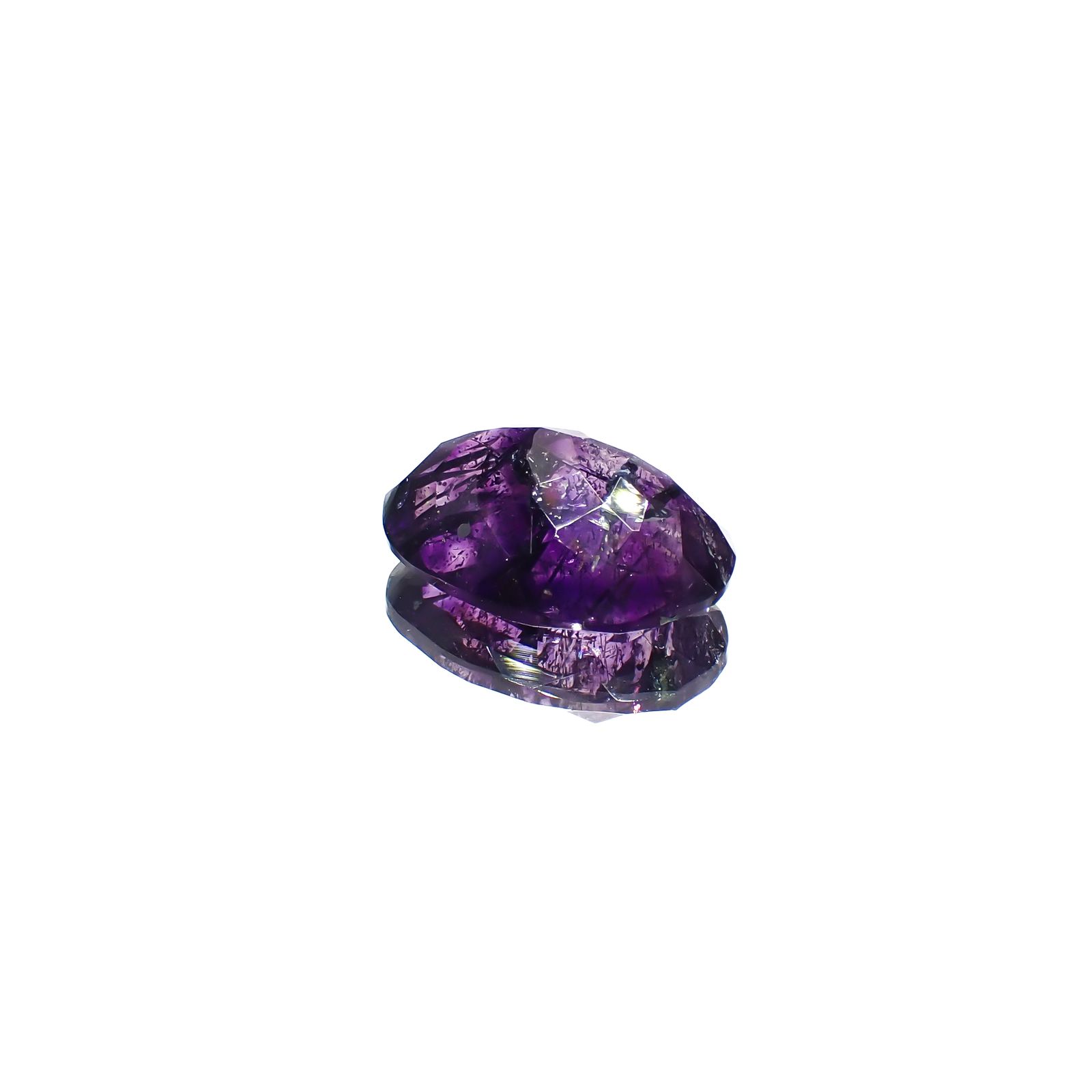 アメジストエレスチャル ナイジェリア産 6.63ct[240928869]15.5x10.5mm前後